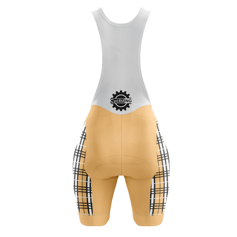 Plaid Cycling Bib Short