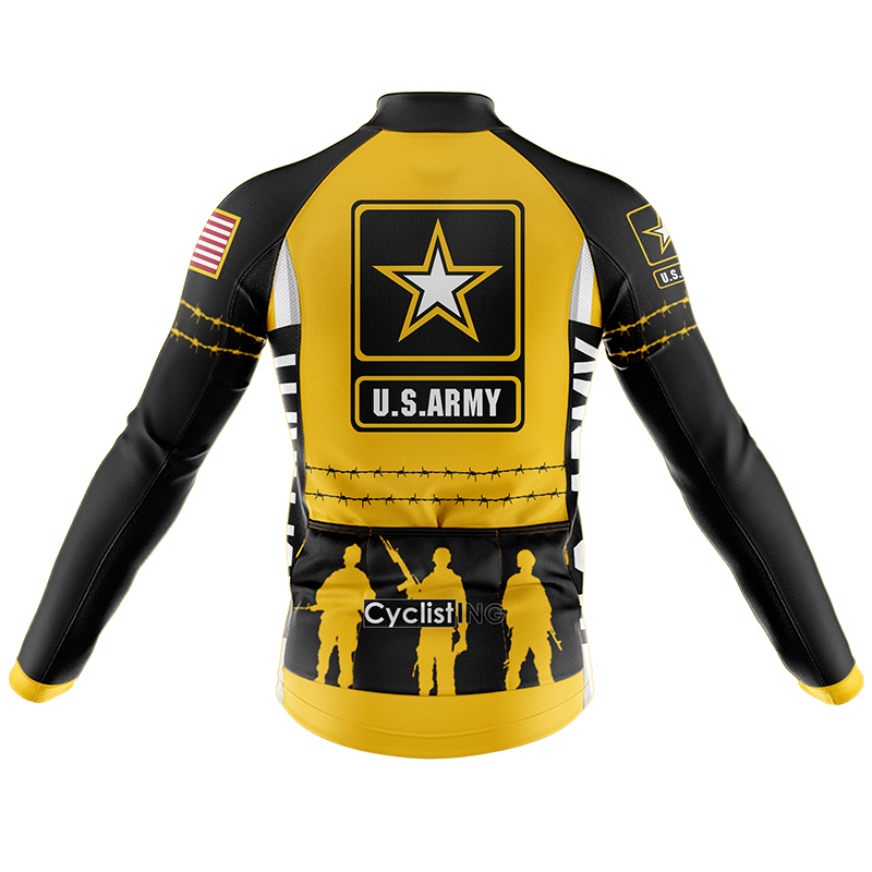 US Army Lange Mouw Fietsshirt
