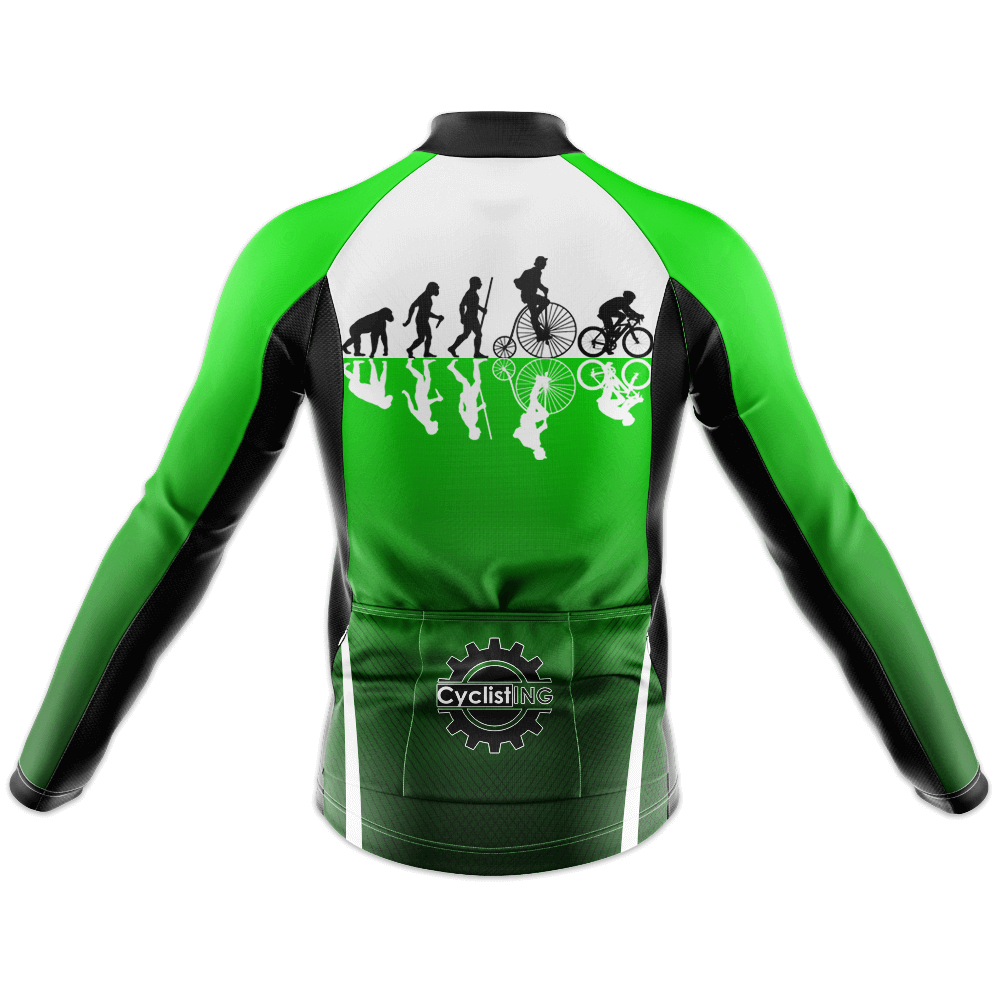 De Evolution Lange Mouw Fietstrui