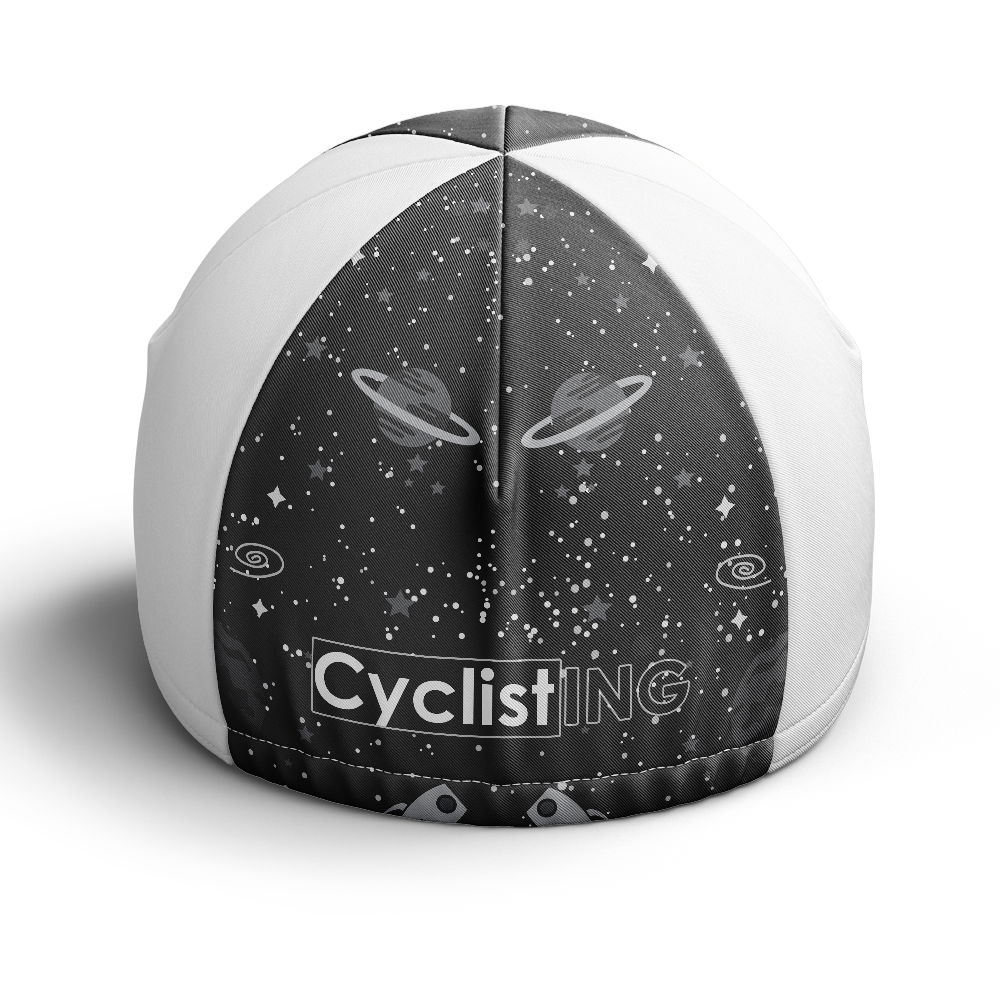 Space Witte Fietsmuts