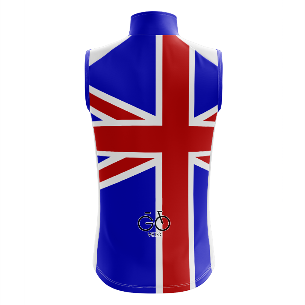Het UK mouwloze wielershirt