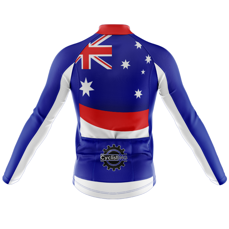 Australië Lange Mouw Fietsshirt