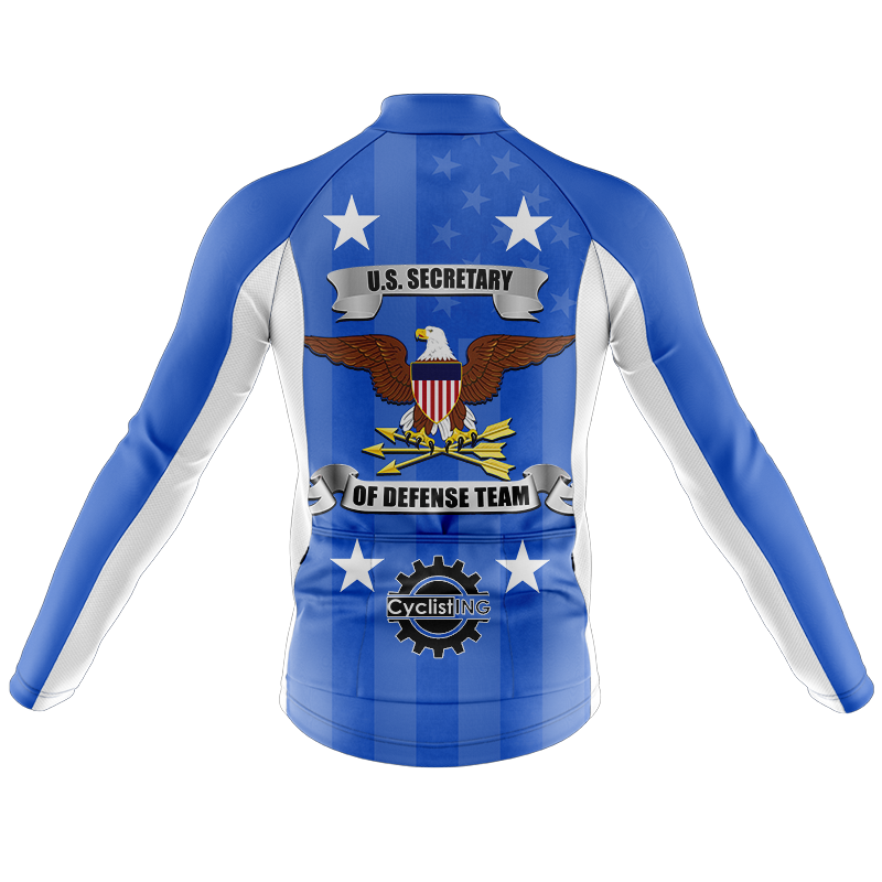 United States Secretary of Defense Long Sleeve Cycling Jersey
