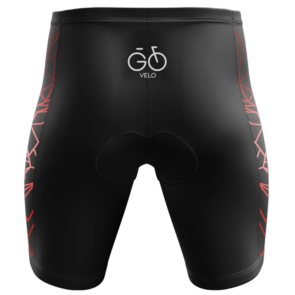 Geometrische Wolf Fietsbroek