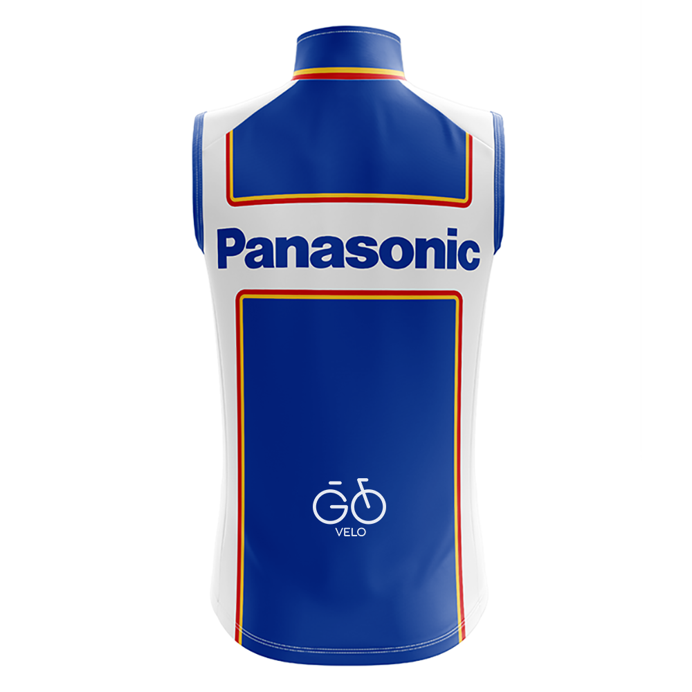 Panasonic Vintage Mouwloos Fietsshirt