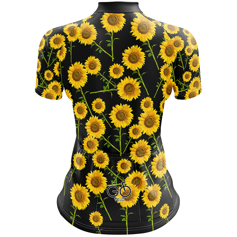 Sunflower Short Sleeve Cycling Jersey