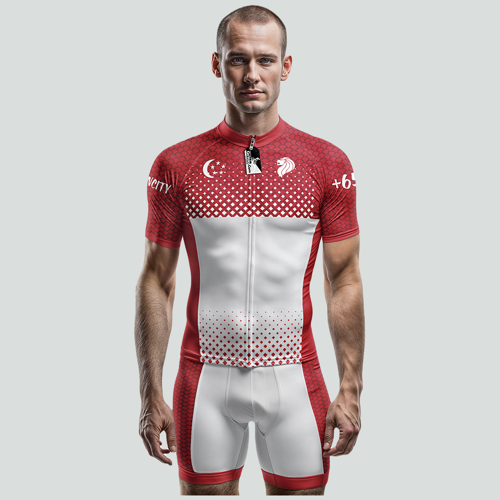 Singapore Cycling Jersey Short Sleeve
