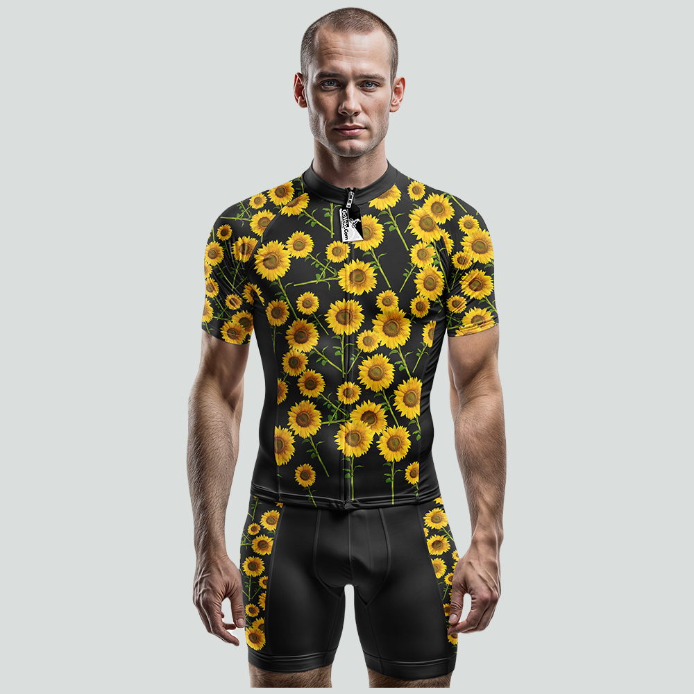 Sunflower Short Sleeve Cycling Jersey