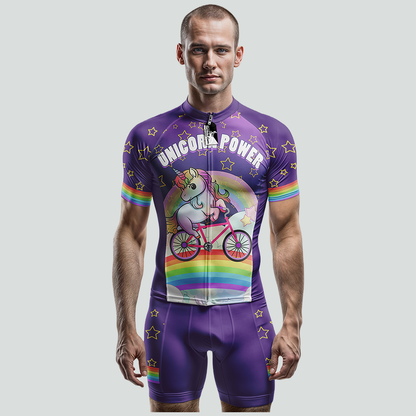 Unicorn Power Short Sleeve Cycling Jersey