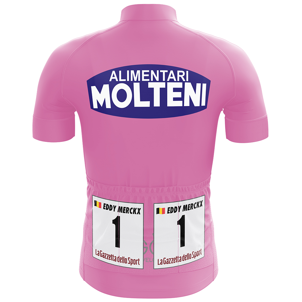 Molteni Pink Cycling Jersey
