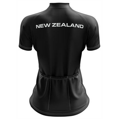 New Zealand Black SS  Cycling Jersey