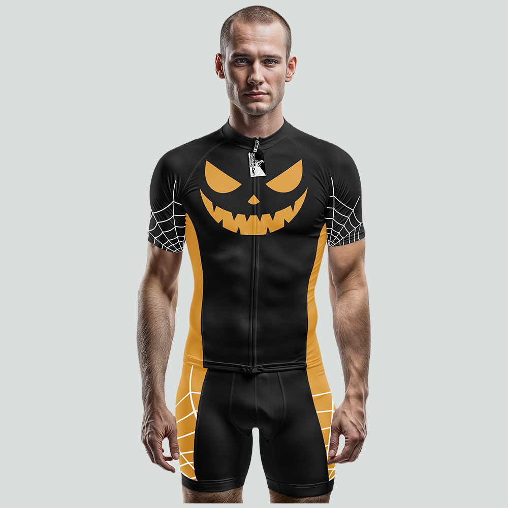 Halloween Fietsshirt Korte Mouw