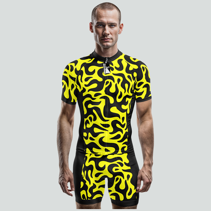 Lines korte mouw fietsshirt