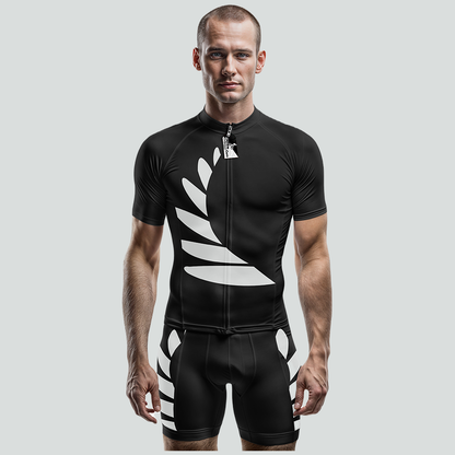New Zealand Black SS  Cycling Jersey