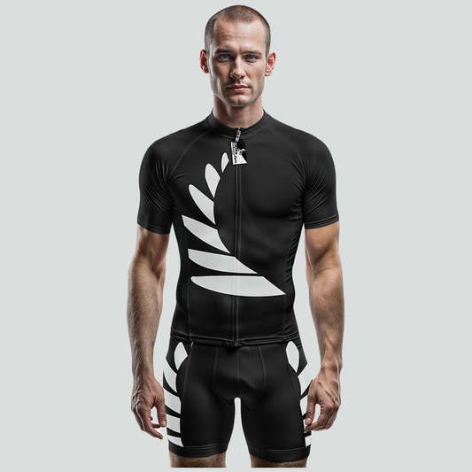 New Zealand Black SS  Cycling Jersey