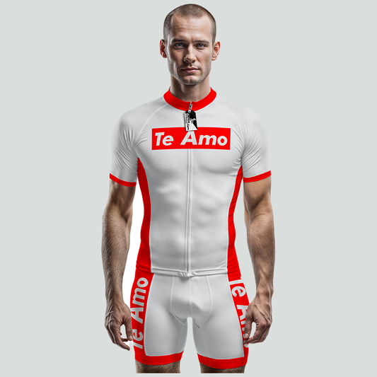 Te Amo Valentine Fietsshirt Korte Mouw