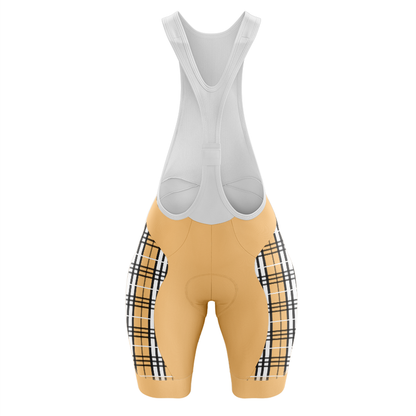 Plaid Cycling Bib Short