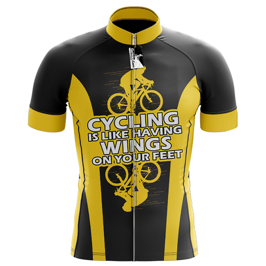 Cycling Feet Short Sleeve Cycling Jersey