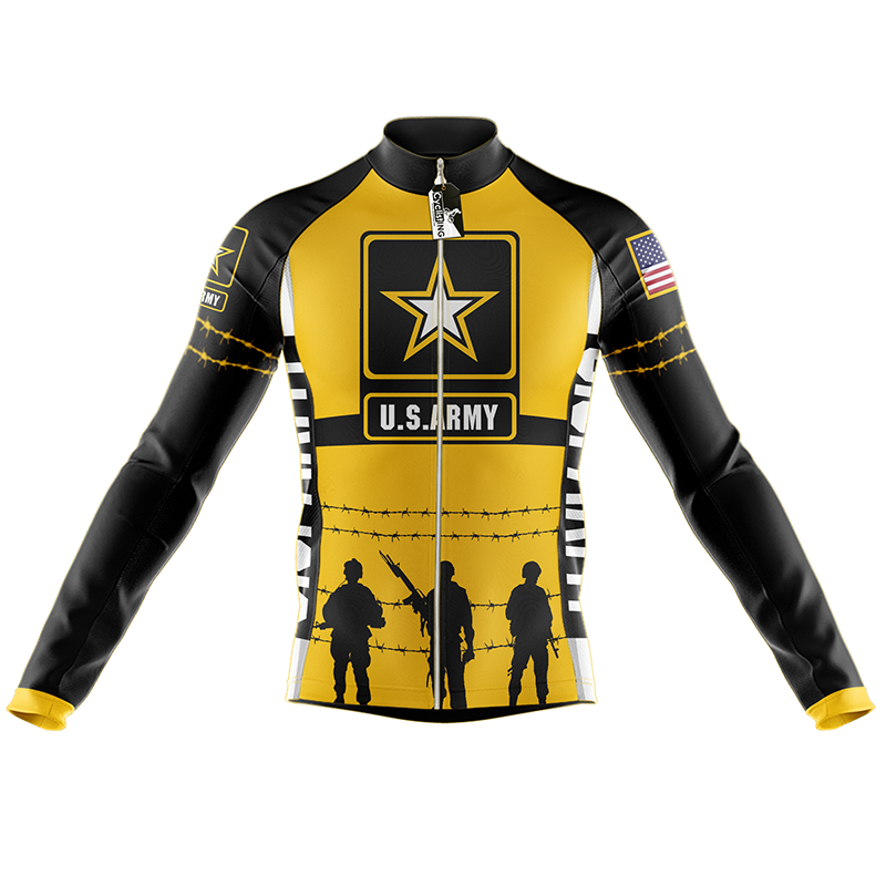 US Army Lange Mouw Fietsshirt