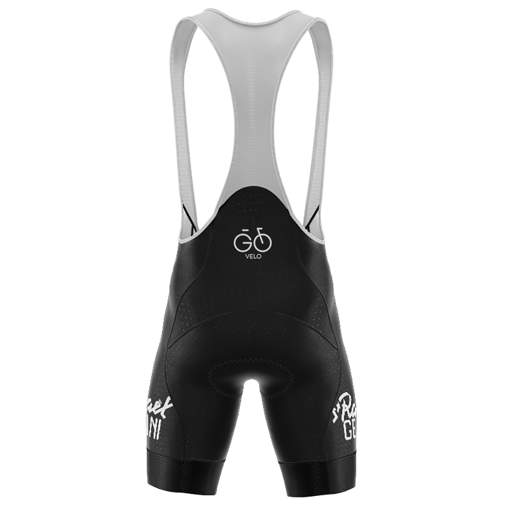 Retro St Raphael Quinquina Geminiani fietsbroek met bretels