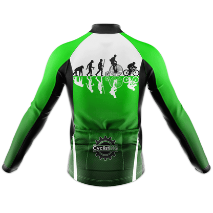 De Evolution Lange Mouw Fietstrui