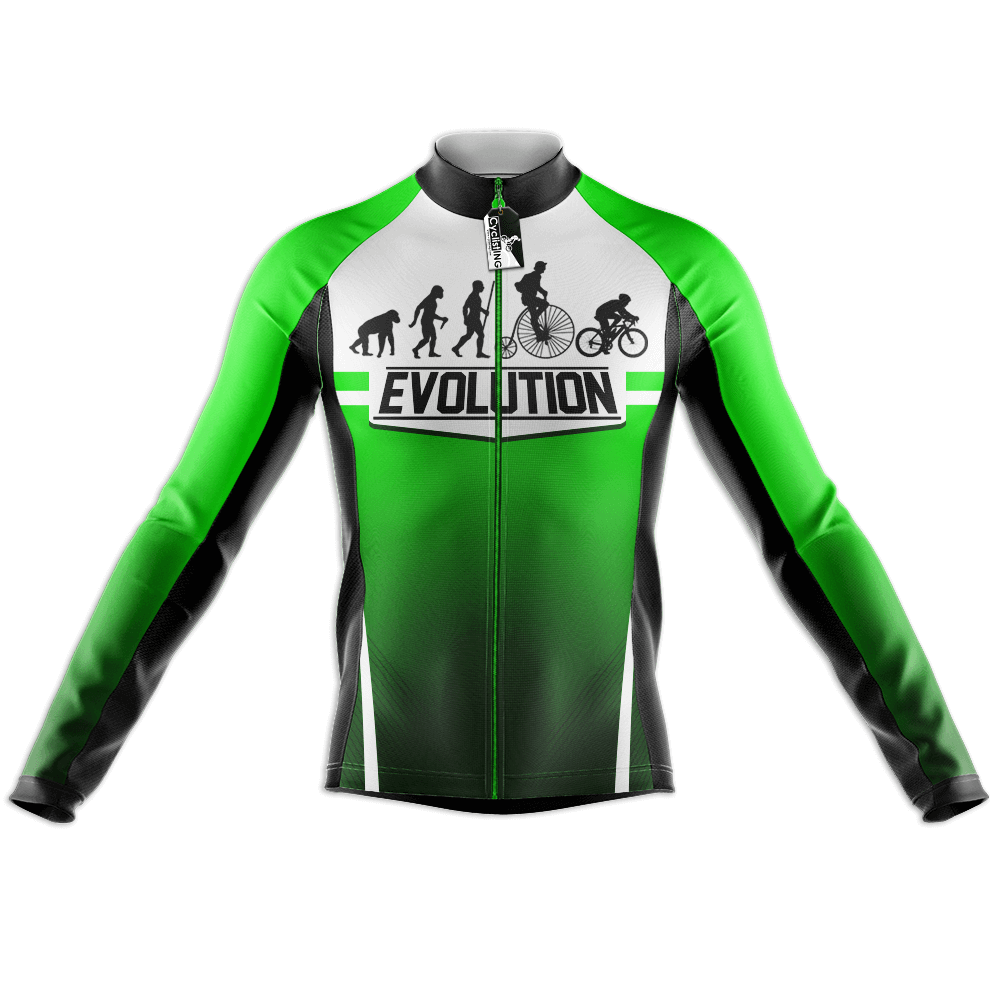 De Evolution Lange Mouw Fietstrui