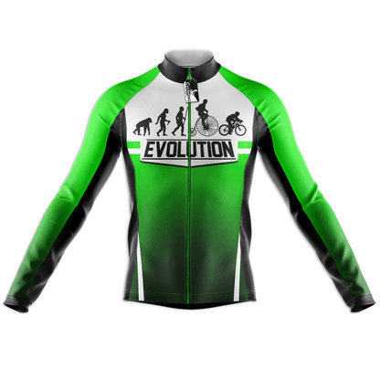 De Evolution Lange Mouw Fietstrui