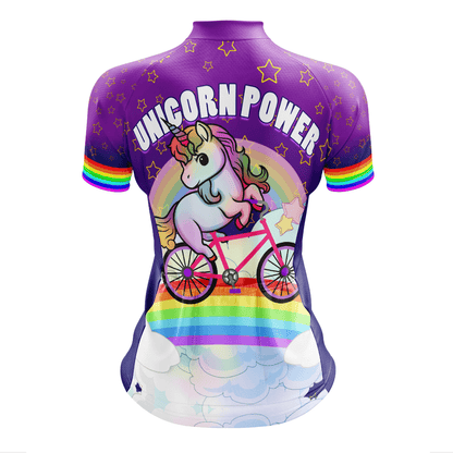 Unicorn Power Short Sleeve Cycling Jersey