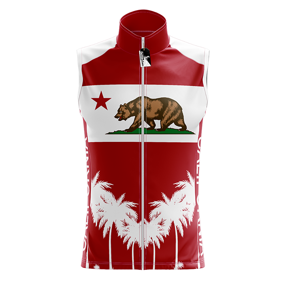 Mouwloos shirt van de staat Californië