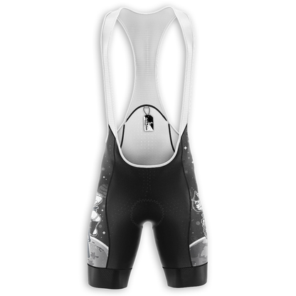 Space White Fietsbroek met Bib