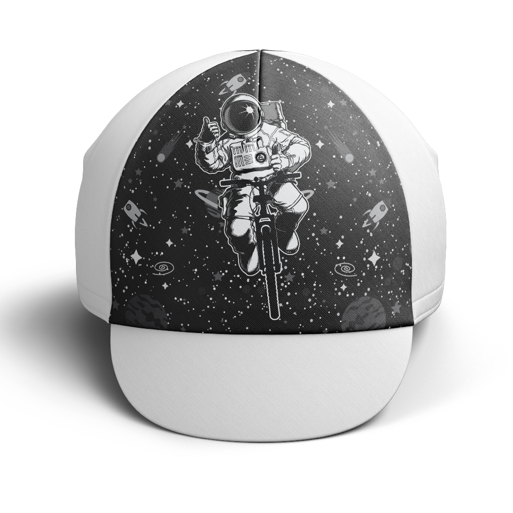 Space Witte Fietsmuts