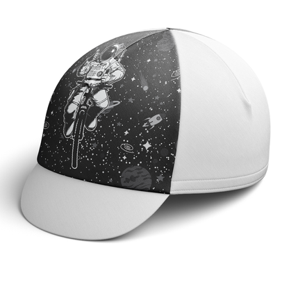 Space Witte Fietsmuts