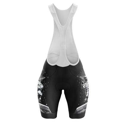 Space White Fietsbroek met Bib