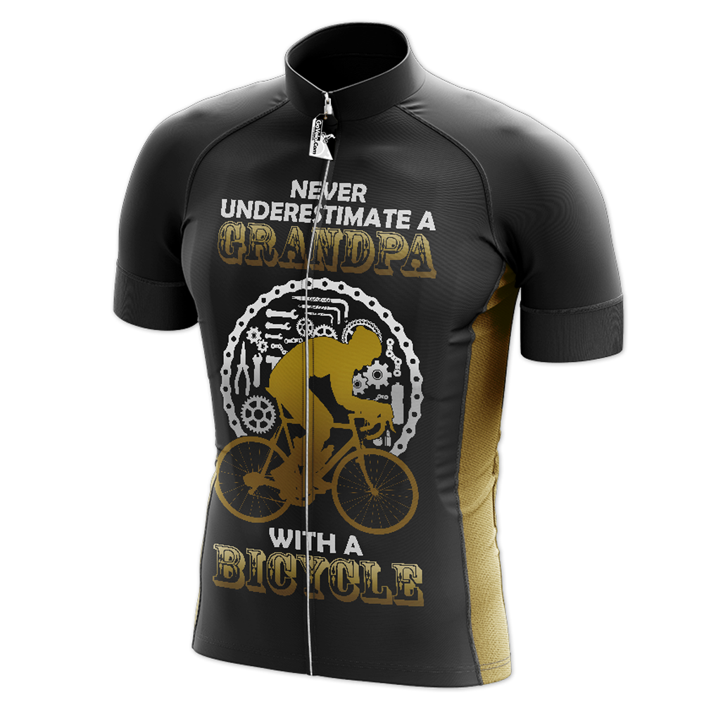 Opa Korte Mouw Fietsshirt