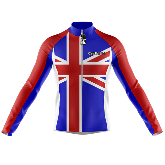 Het UK wielershirt met lange mouwen
