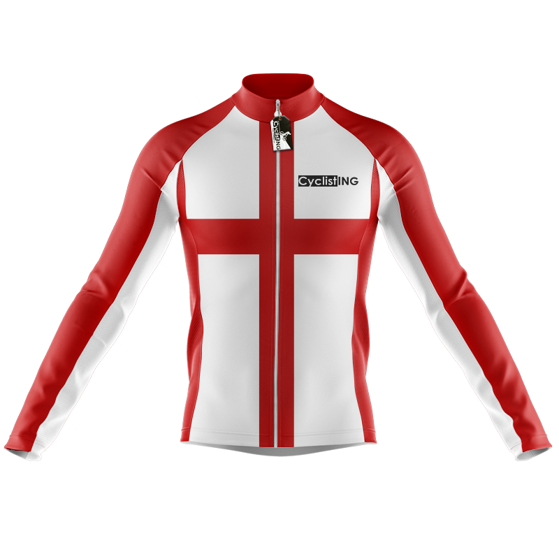 Engeland Lange Mouw Fietsshirt