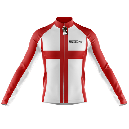 Engeland Lange Mouw Fietsshirt
