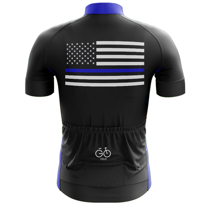 Blauwe Amerikaanse fietsset