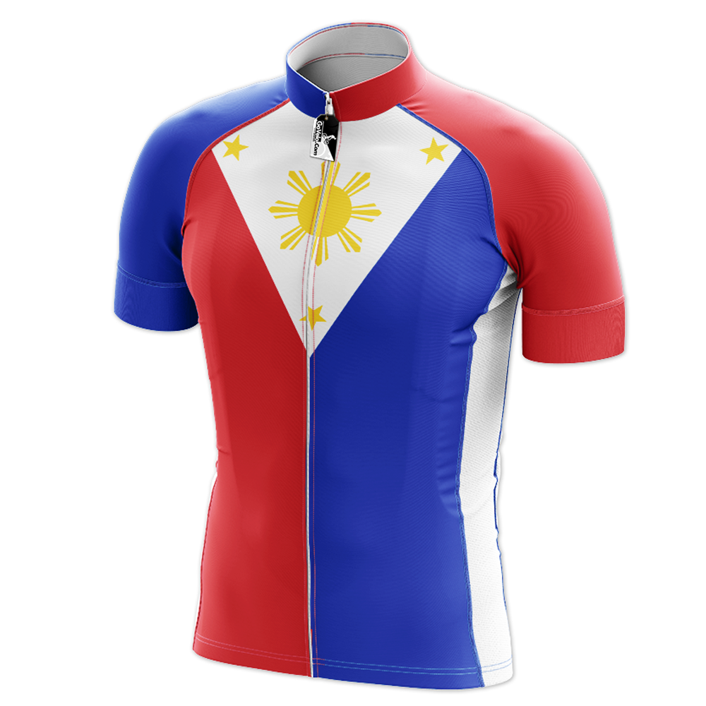 Philippines Short Sleeve Cycling Jersey