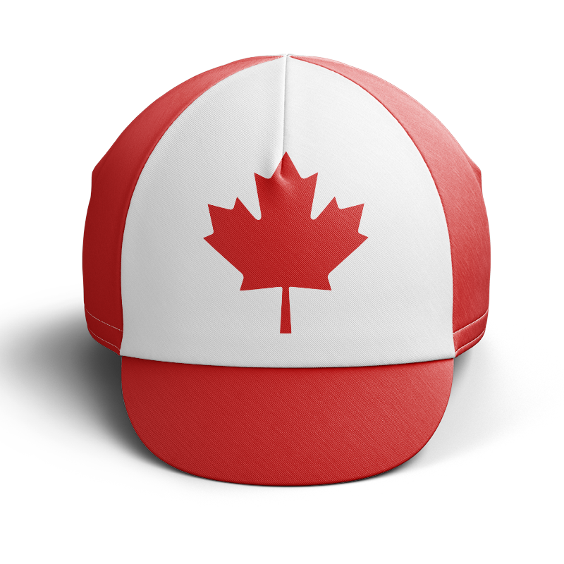 Fietskledingset met Canadese vlag en gratis pet