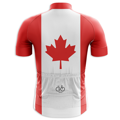 Fietskledingset met Canadese vlag en gratis pet
