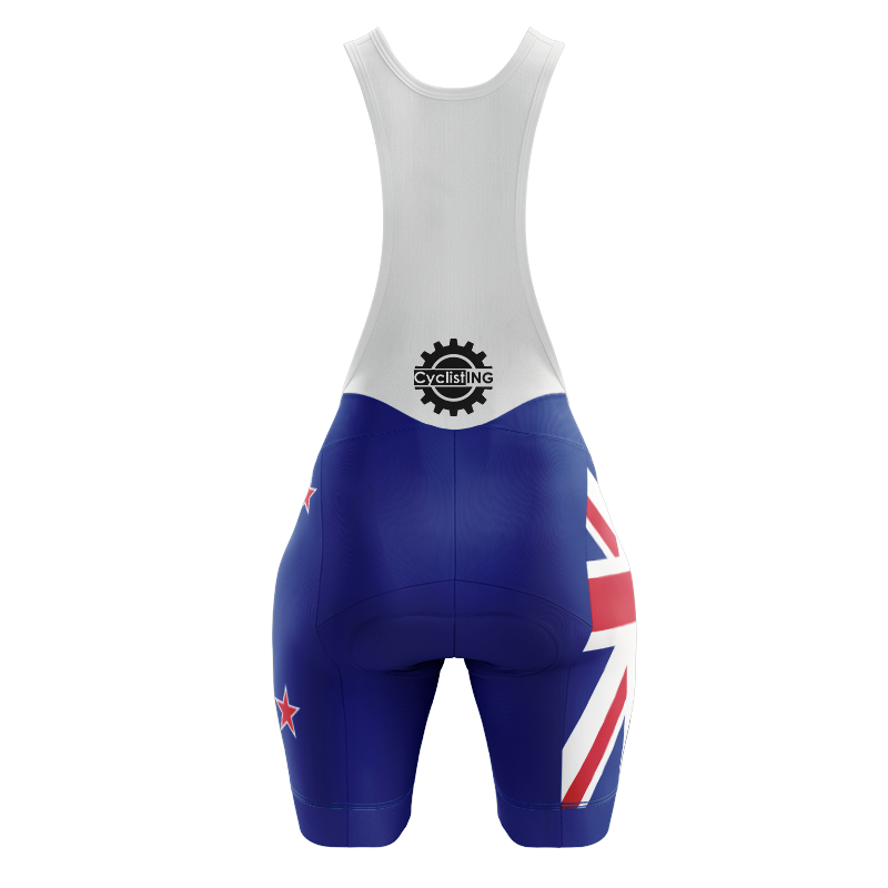 Nieuw-Zeelandse fietsbroek met bretels