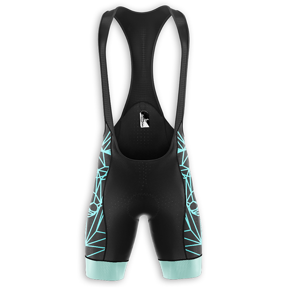 Geometric Deer Cycling Bib Short