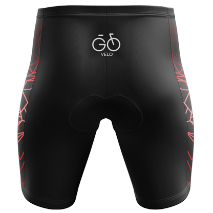 Geometrische Wolf Fietsbroek