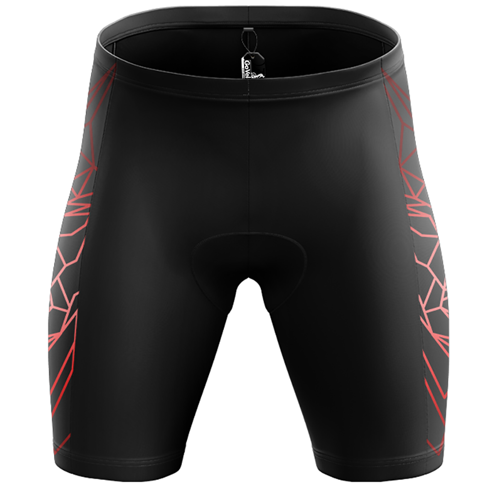 Geometrische Wolf Fietsbroek