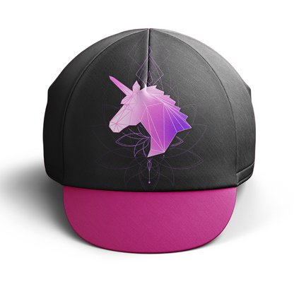 Geometric Unicorn Cycling Cap