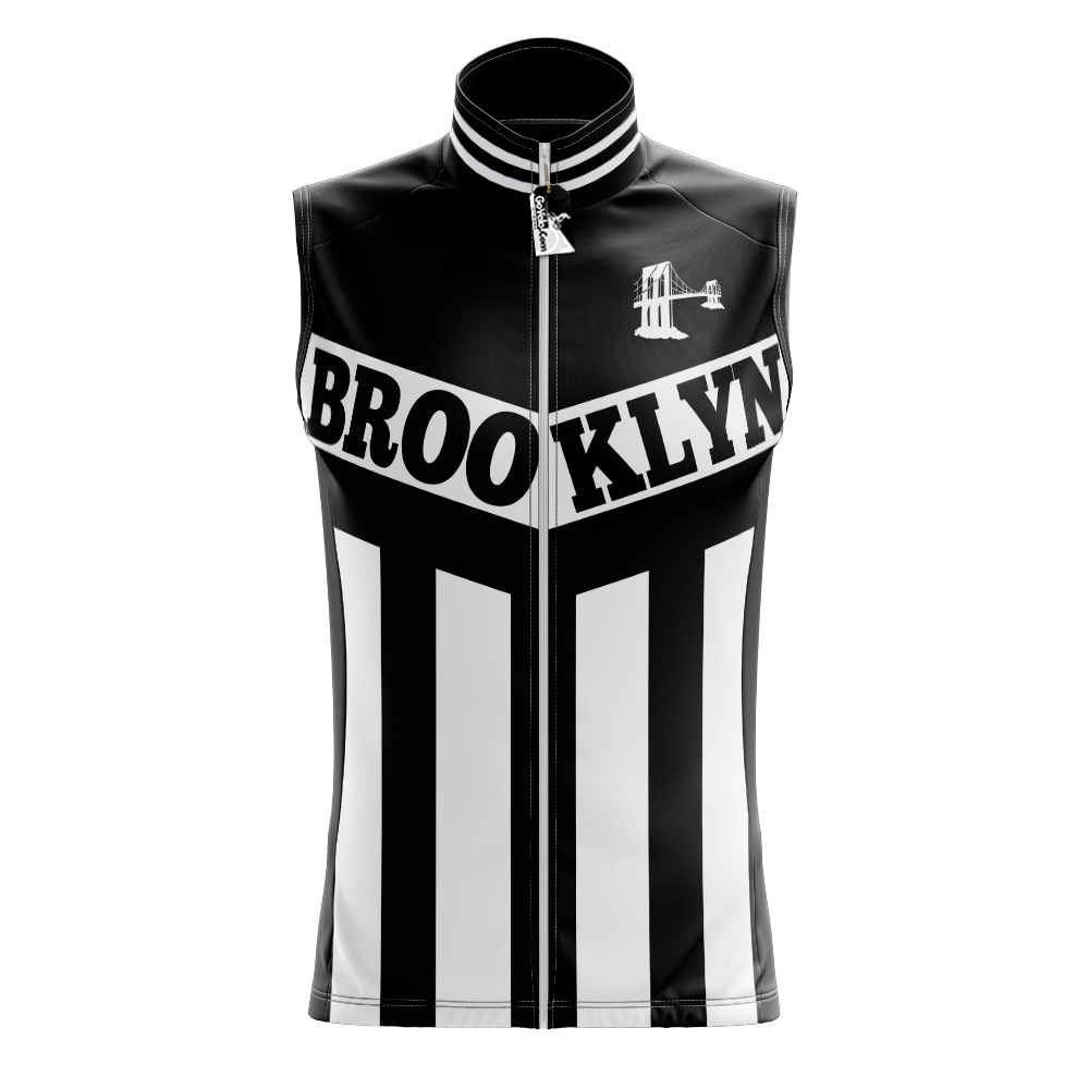 Retro Brooklyn Mouwloos Fietsshirt