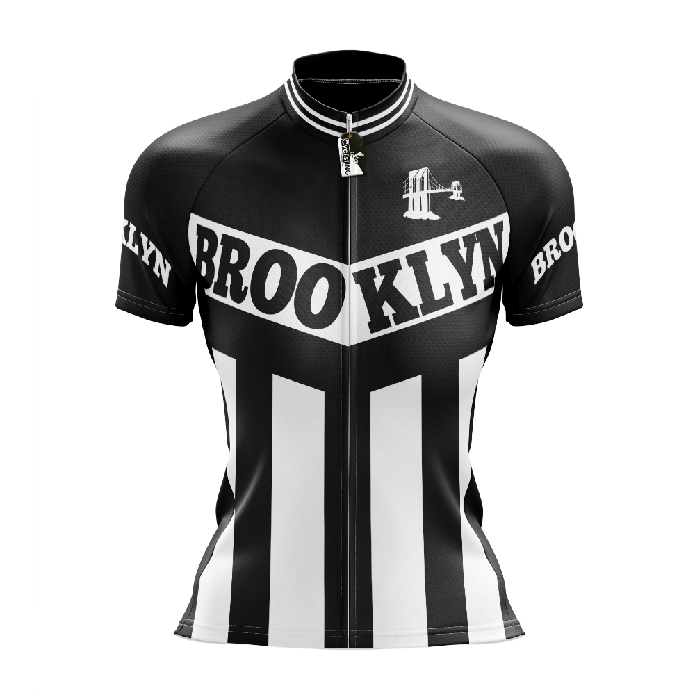 Retro Brooklyn Fietsshirt Korte Mouw