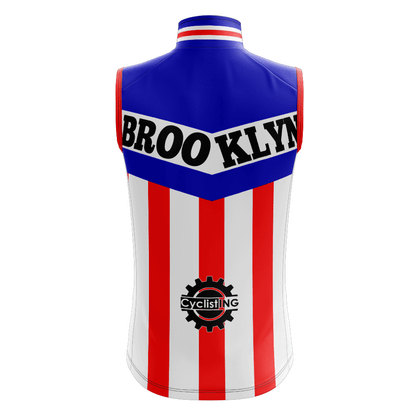 Retro Brooklyn Mouwloos Fietsshirt