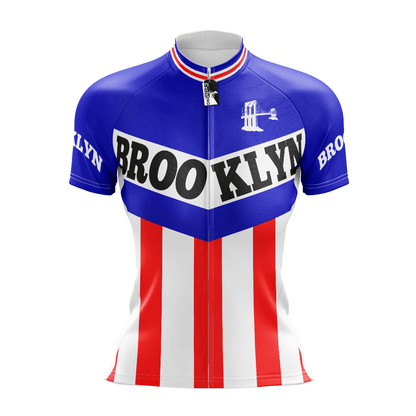 Retro Brooklyn Fietsshirt Korte Mouw